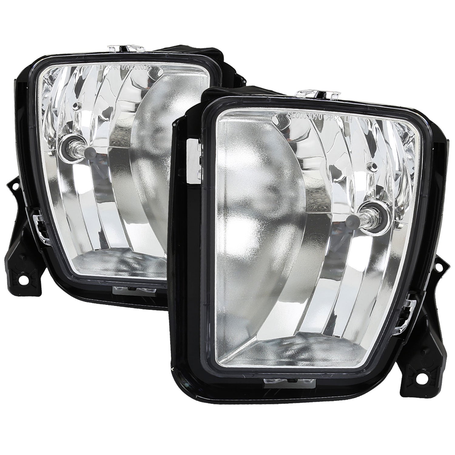 2013-2018 Dodge RAM 1500 9006 Fog Lights Kit Chrome Housing/Clear Lens