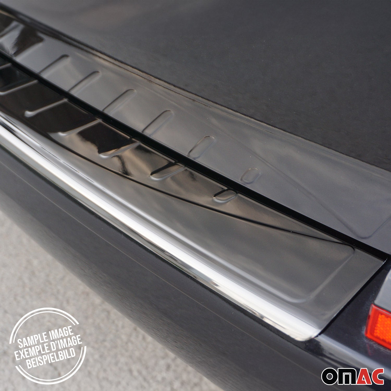2016-2023 Fiat 500X Rear Bumper Guard Stainless Steel Dark