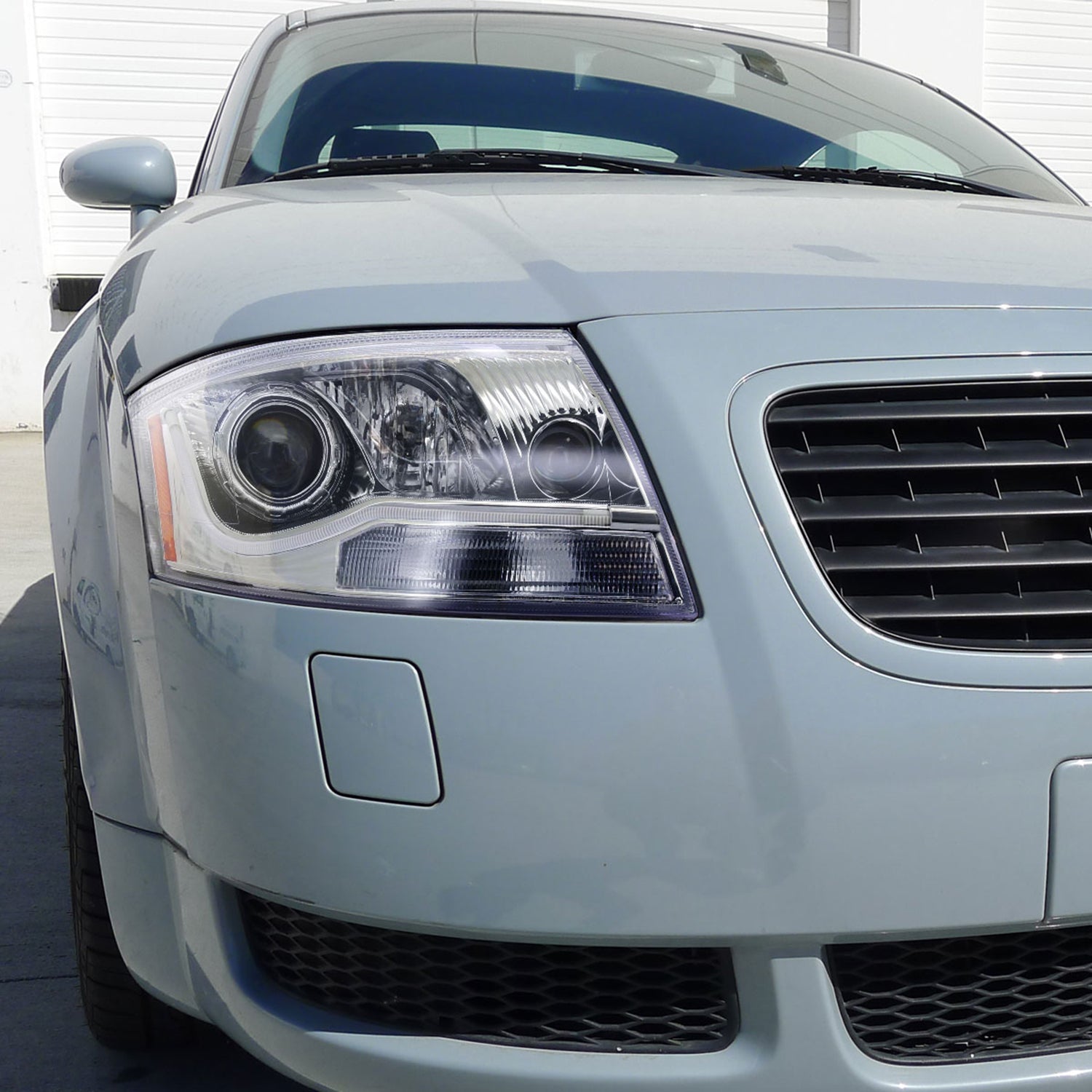1999-2006 Audi TT LED Bar Projector Headlights Chrome Housing/Clear Lens