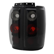 1997-2002 Ford Expedition Tail Lights Glossy Black Housing/Smoke Lens