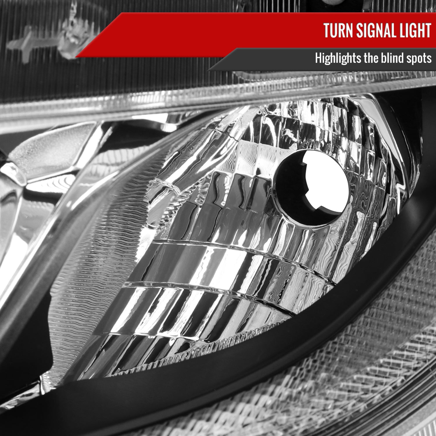 2016-2021 Honda Civic LED Strip Factory Projector Headlights Chrome/Clear