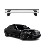Roof Racks Cross Bars Carrier for Mercedes S Class W223 2020-2026 Alu Gray 2x