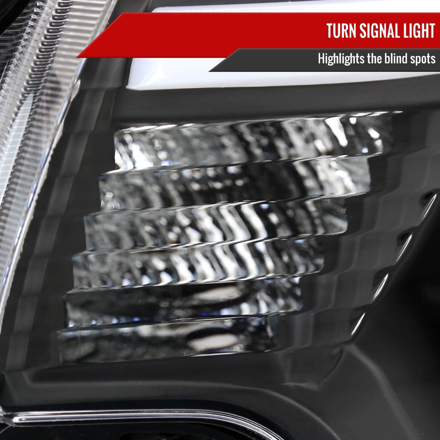 2012-2015 Toyota Tacoma LED CBar Projector Headlights LED Parking Light Black