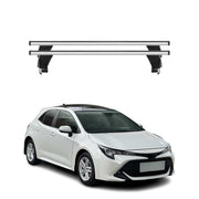 2019-2026 Toyota Corolla Hatchback Roof Rack Cross Bars Silver