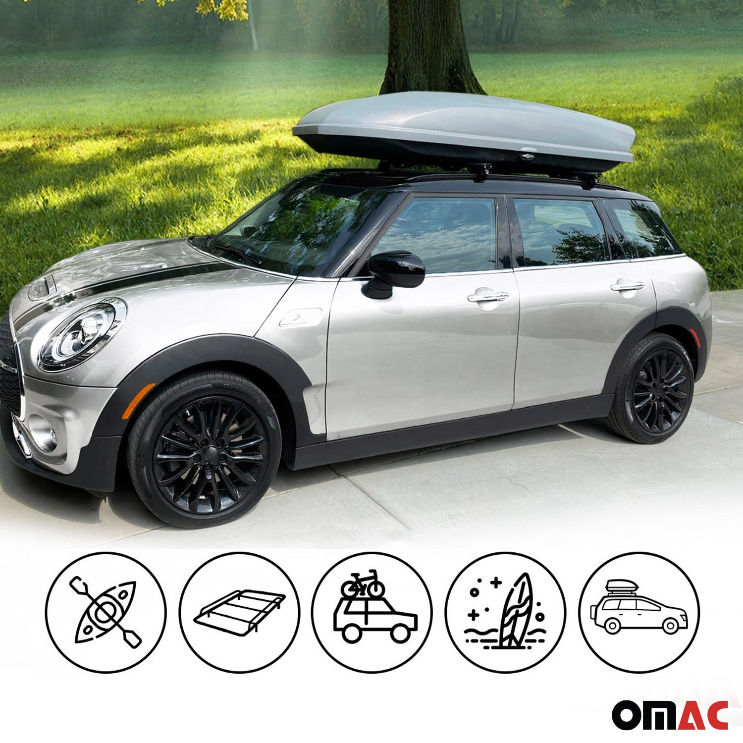2022-2026 Mercedes EQA Roof Rack Cross Bars Silver