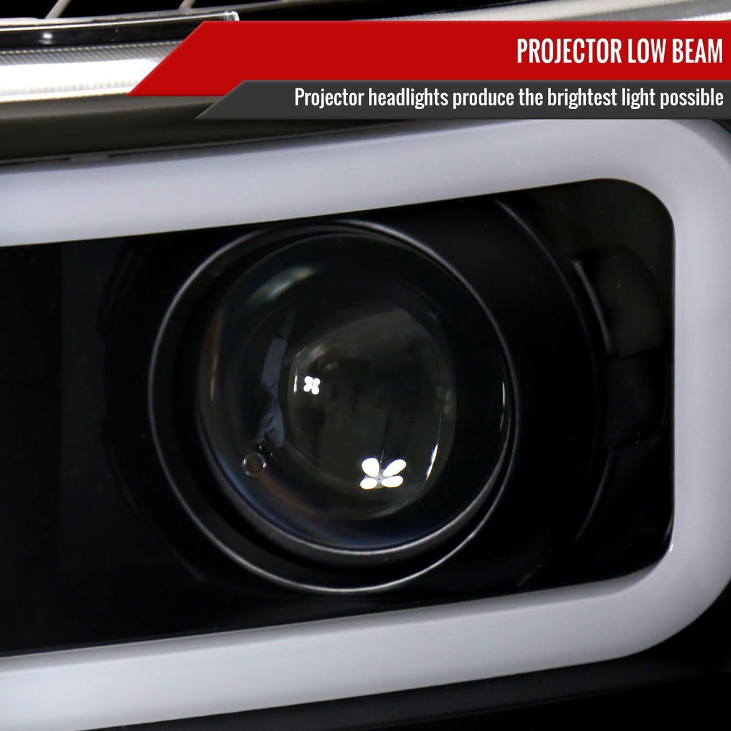 2007-2013 Chevy Silverado 1500 2500HD 3500HD Dual LED C-Bar Headlights Black