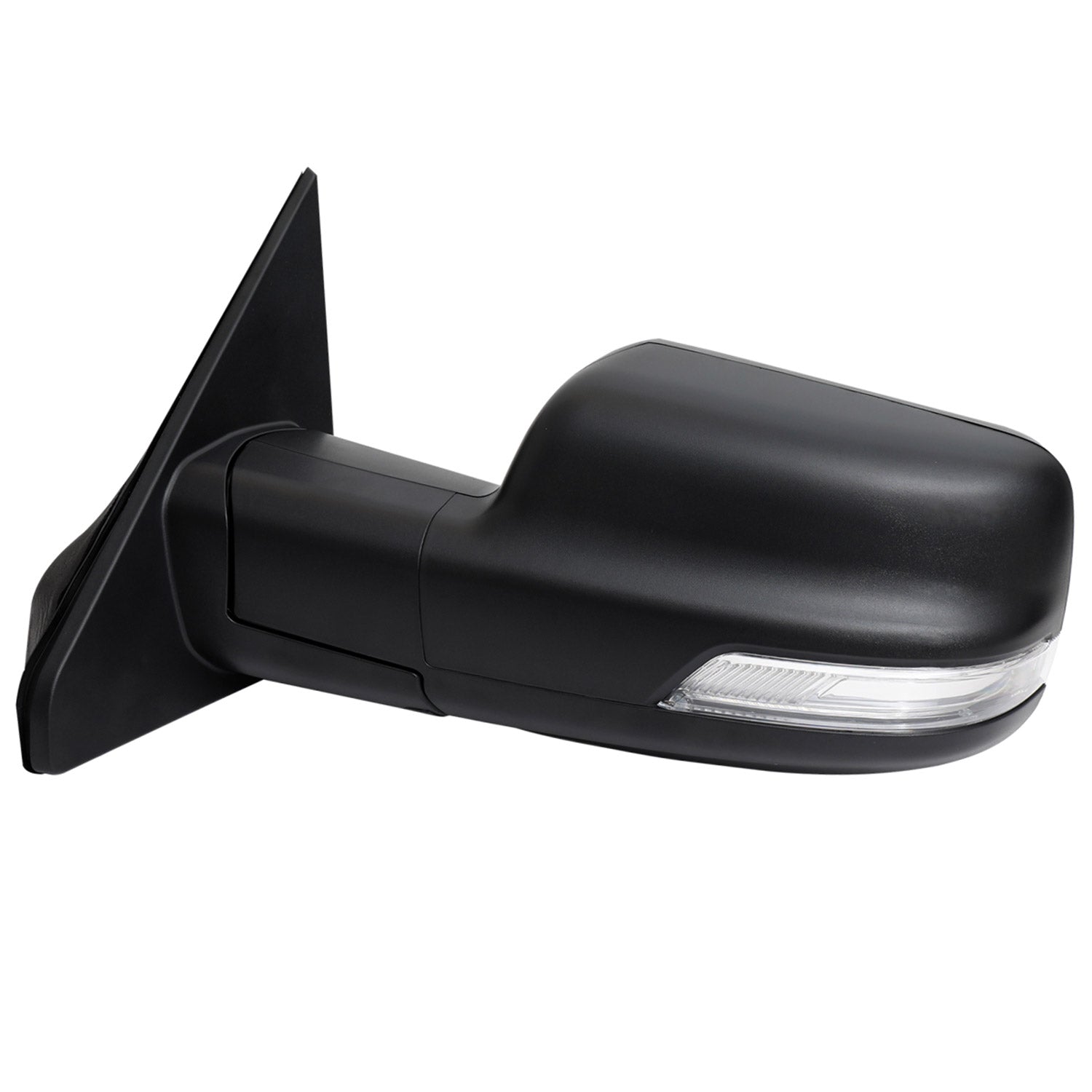2019-2024 Dodge RAM 1500 Black Manual Fold & Heated Side Mirror Driver Side