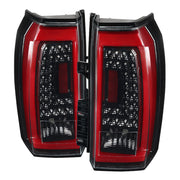 2015-2020 GMC Yukon/Yukon XL Denali SLE/SLT LED Tail Lights Jet Black/Clear