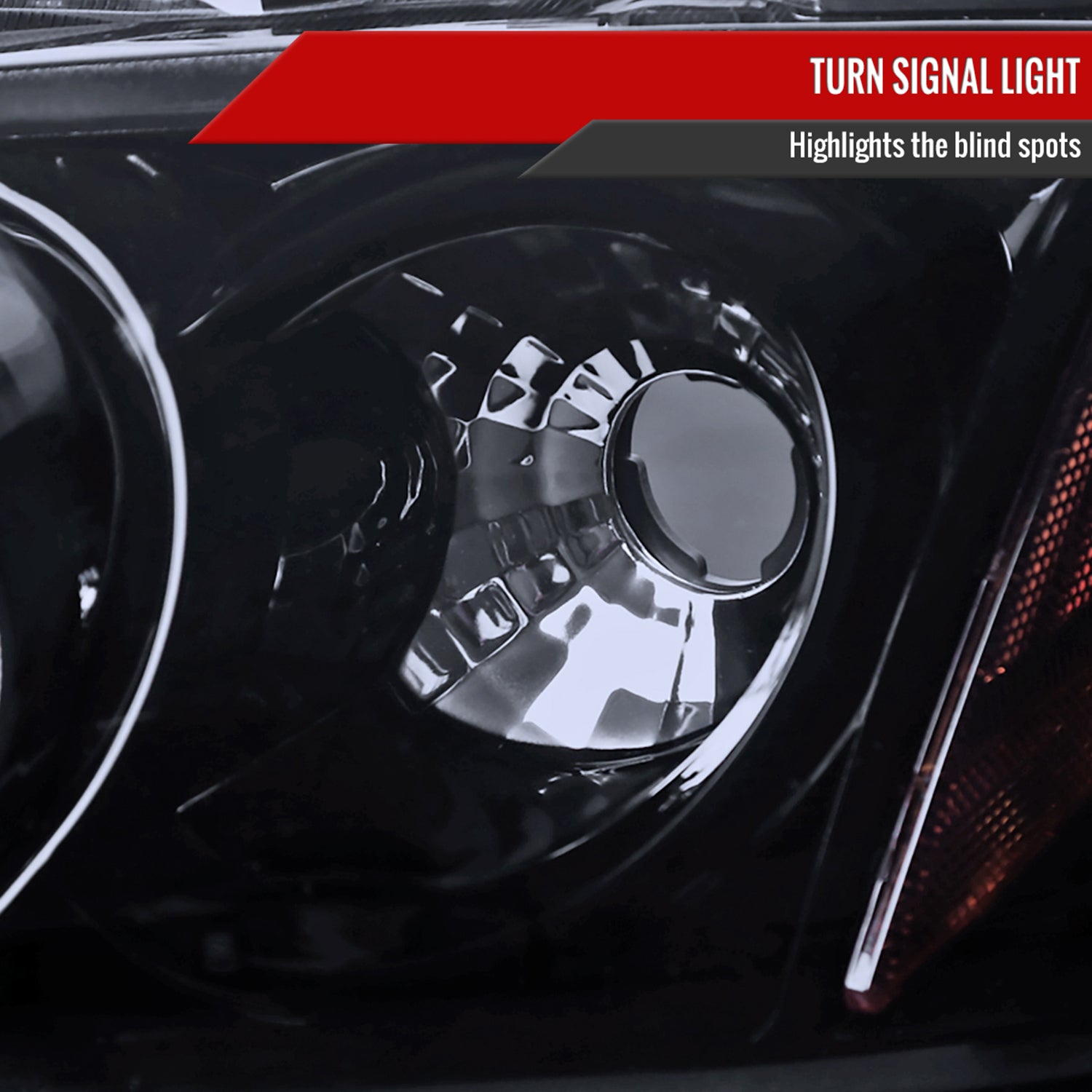 2000-2003 Nissan Sentra Dual Halo Projector Headlights Glossy Black/Smoke Lens