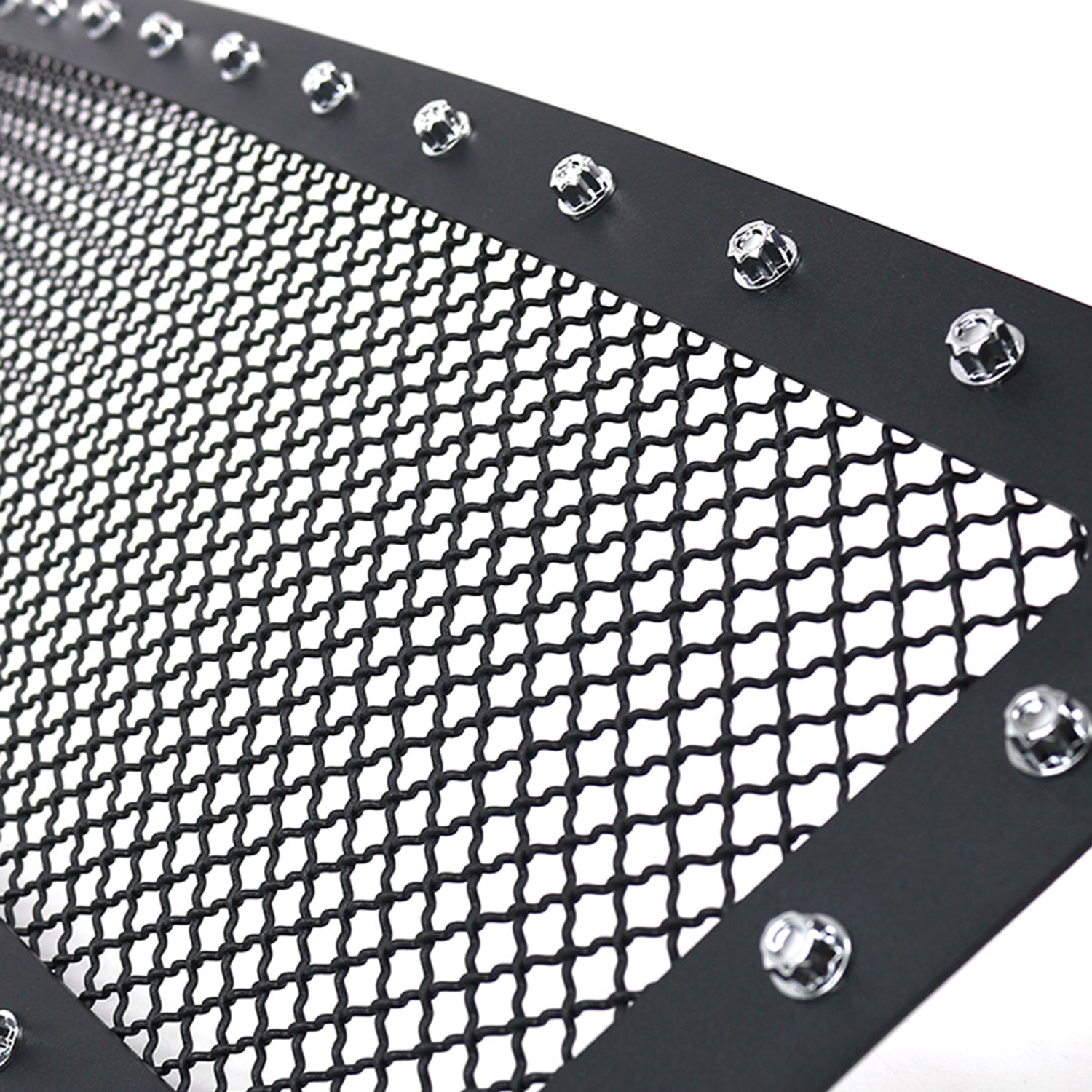 2003-2006 GMC Sierra 1500 Rivet Style Black S.Steel Mesh Grille Insert