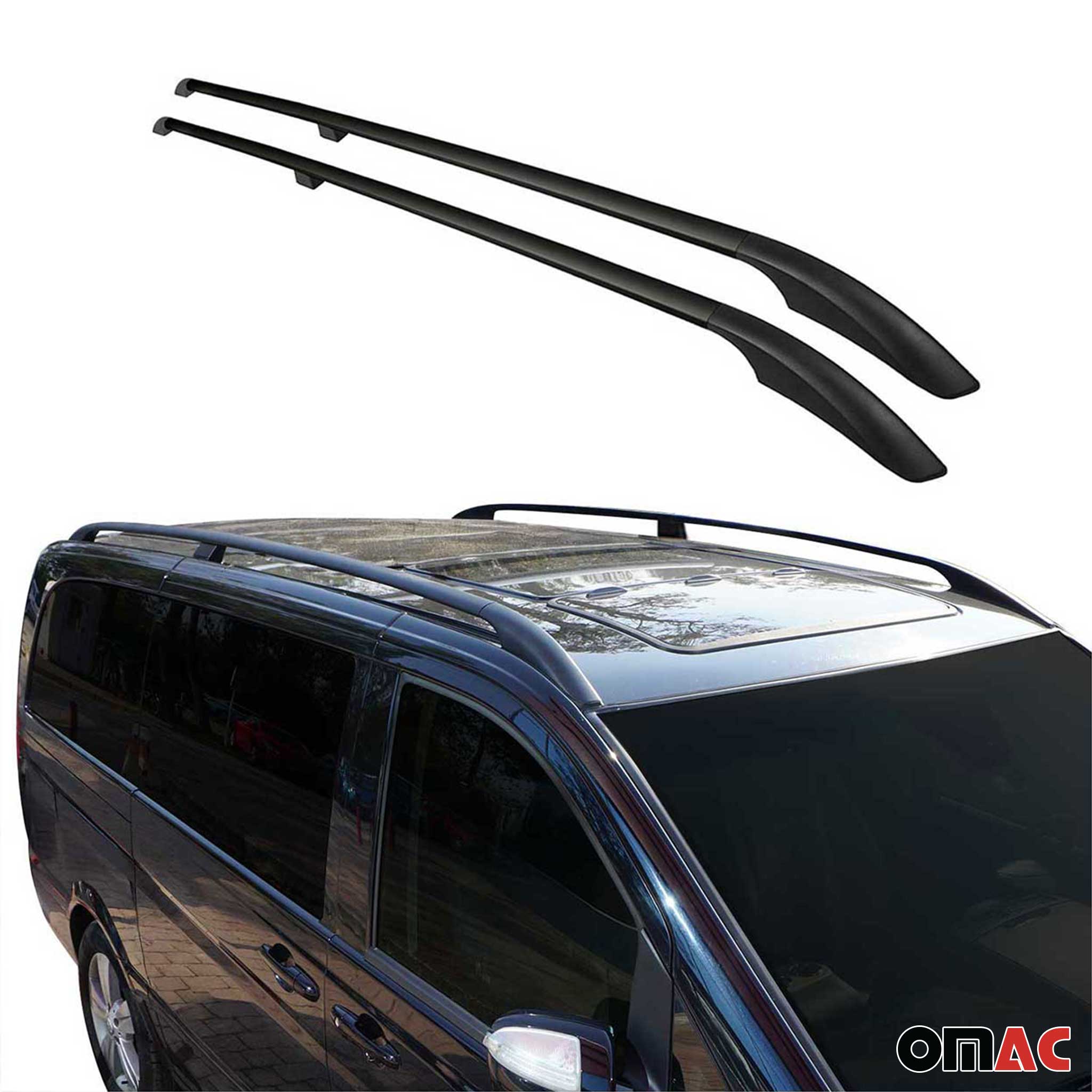2023-2025 Dodge Hornet Roof Rack Rails Side Rails Black