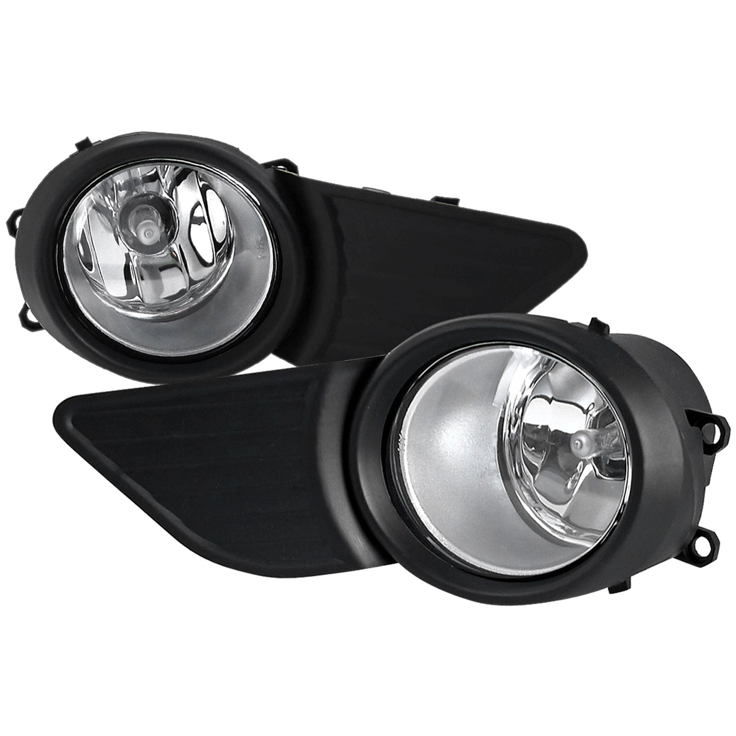 2011-2017 Toyota Sienna H11 Fog Lights Kit Chrome Housing/Clear Lens