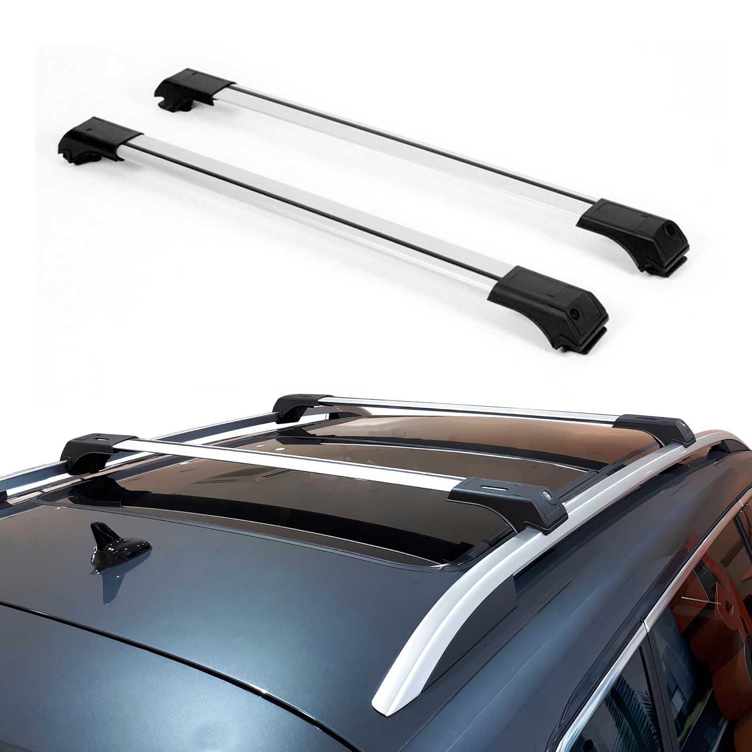 2015-2022 RAM ProMaster City Roof Rack Cross Bars Silver