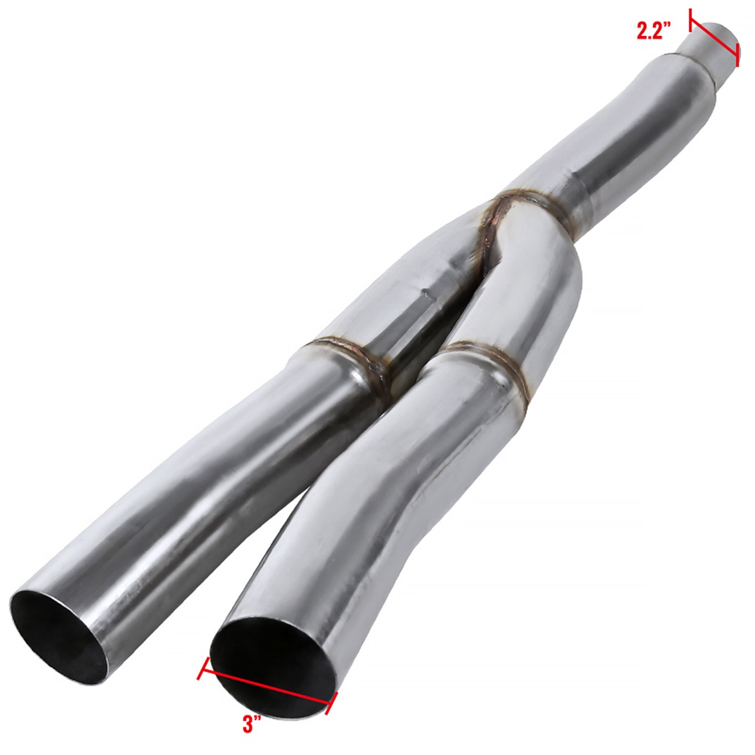 2015-2021 Ford Mustang 2.3L EcoBoost Dual Catback Exhaust System Burnt Tip