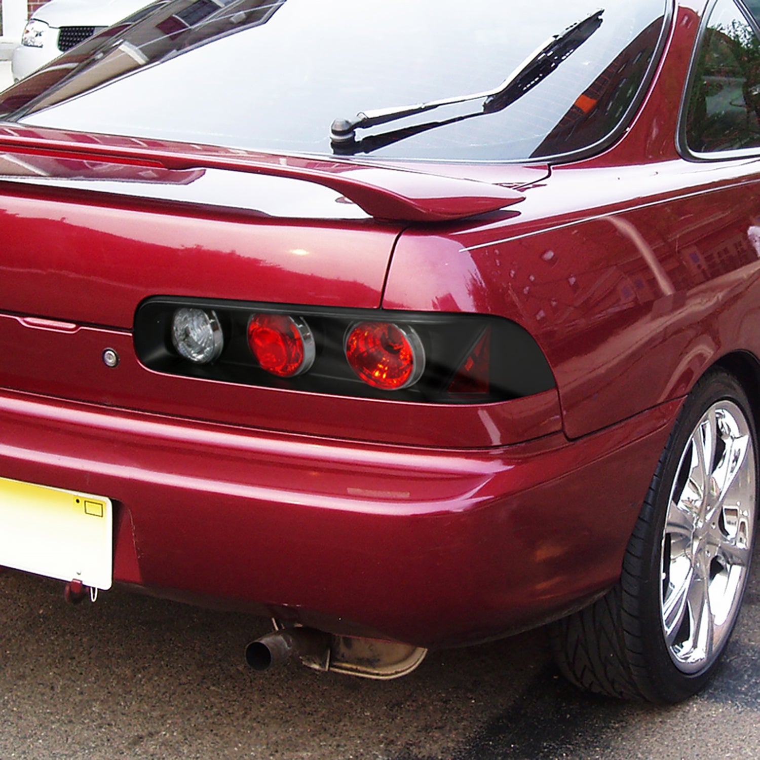 1994-2001 Acura Integra Hatchback Tail Lights Matte Black Housing/Clear Lens