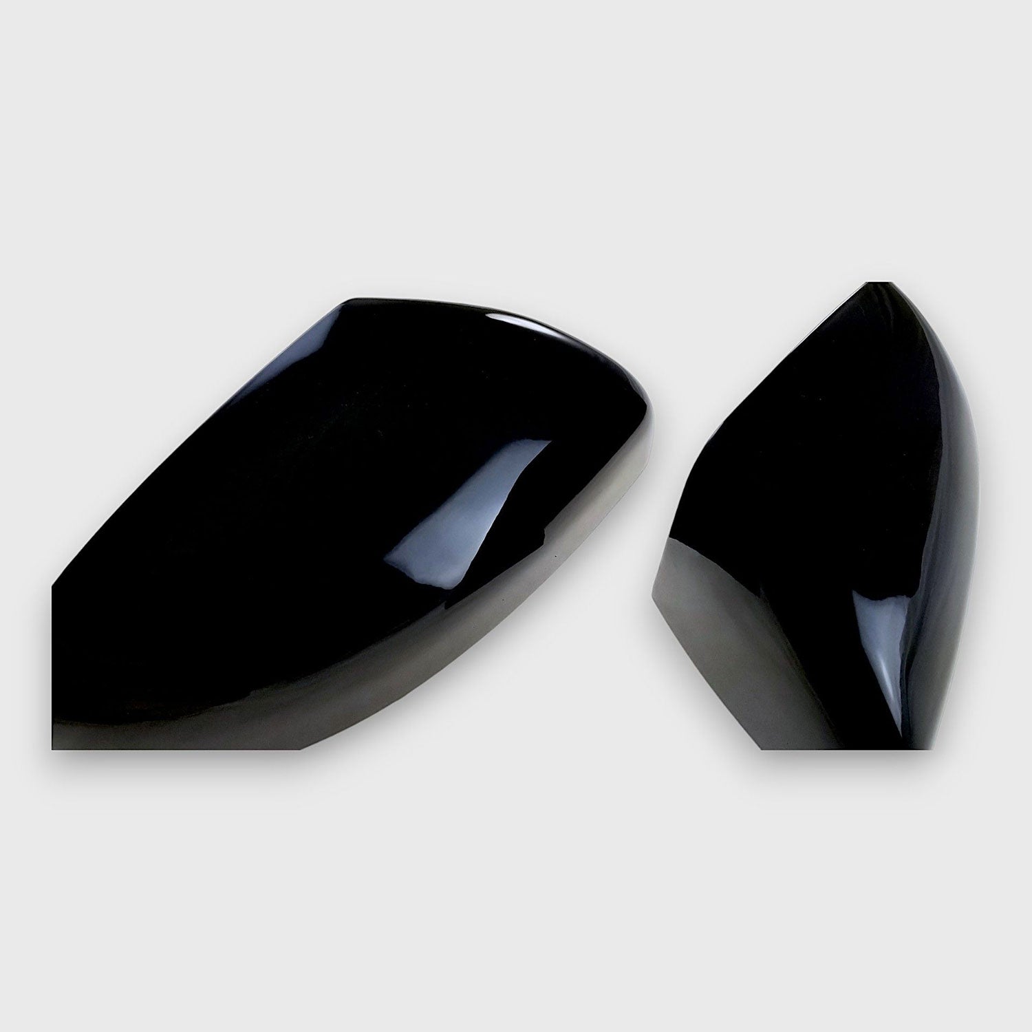 2015-2024 Ford Edge Mirror Cover Caps Gloss Black 2Pcs ABS Plastic