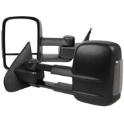 2014-2018 Chevy Silverado/GMC Sierra Manual Extendable Towing Mirrors Smoke