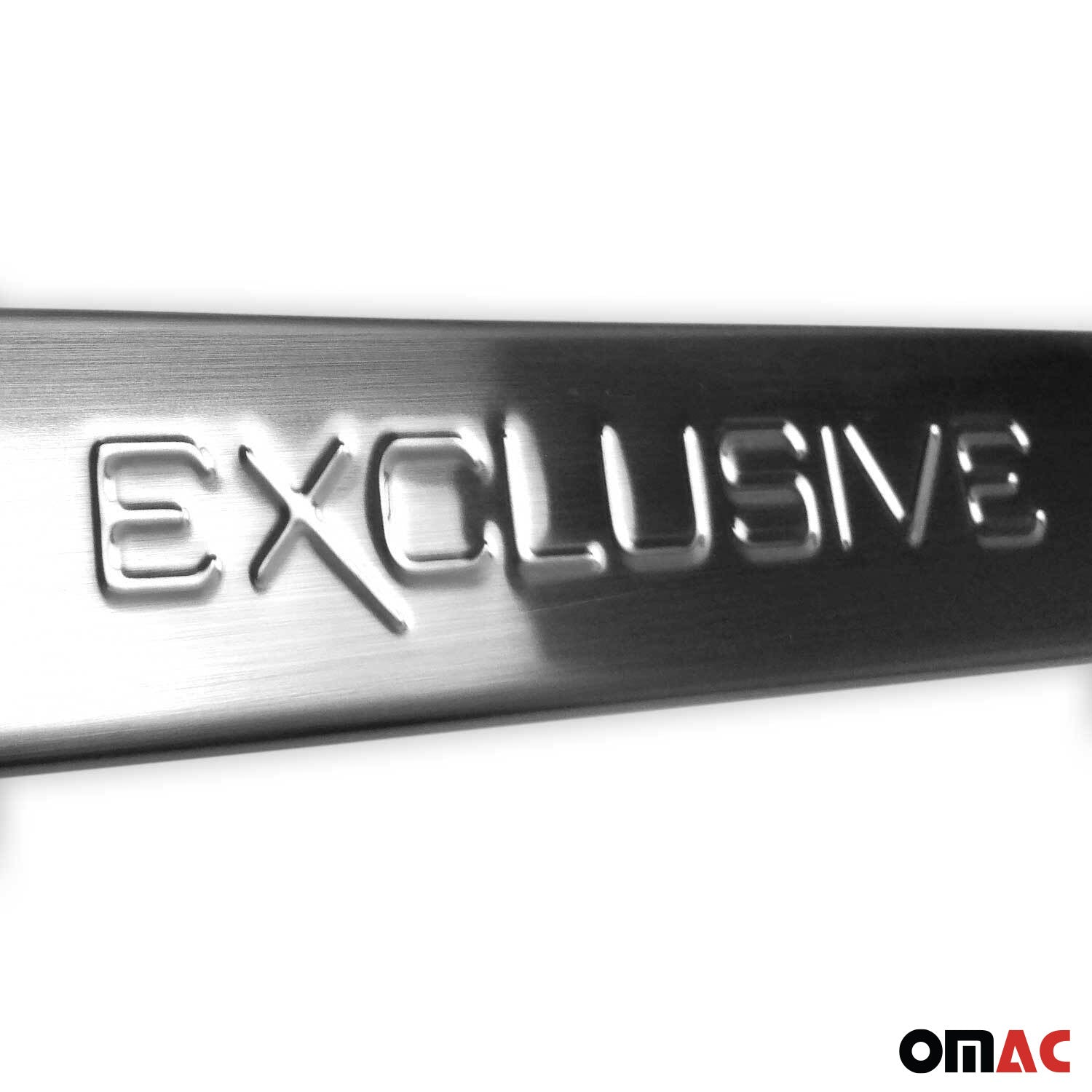 2000-2026 GMC Sierra 1500 Door Sill Scuff Plate Scratch Protector Exclusive Stainless Steel Silver 4Pcs