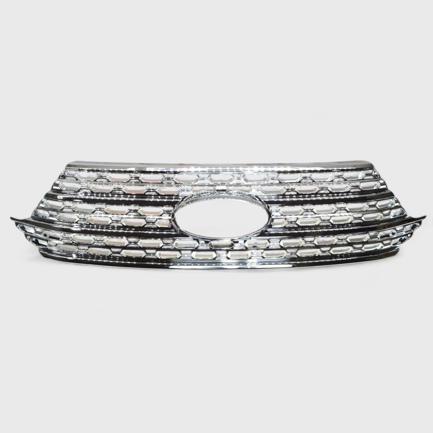 2020-2024 Ford Explorer Grille Overlay Chrome 1Pcs ABS Plastic