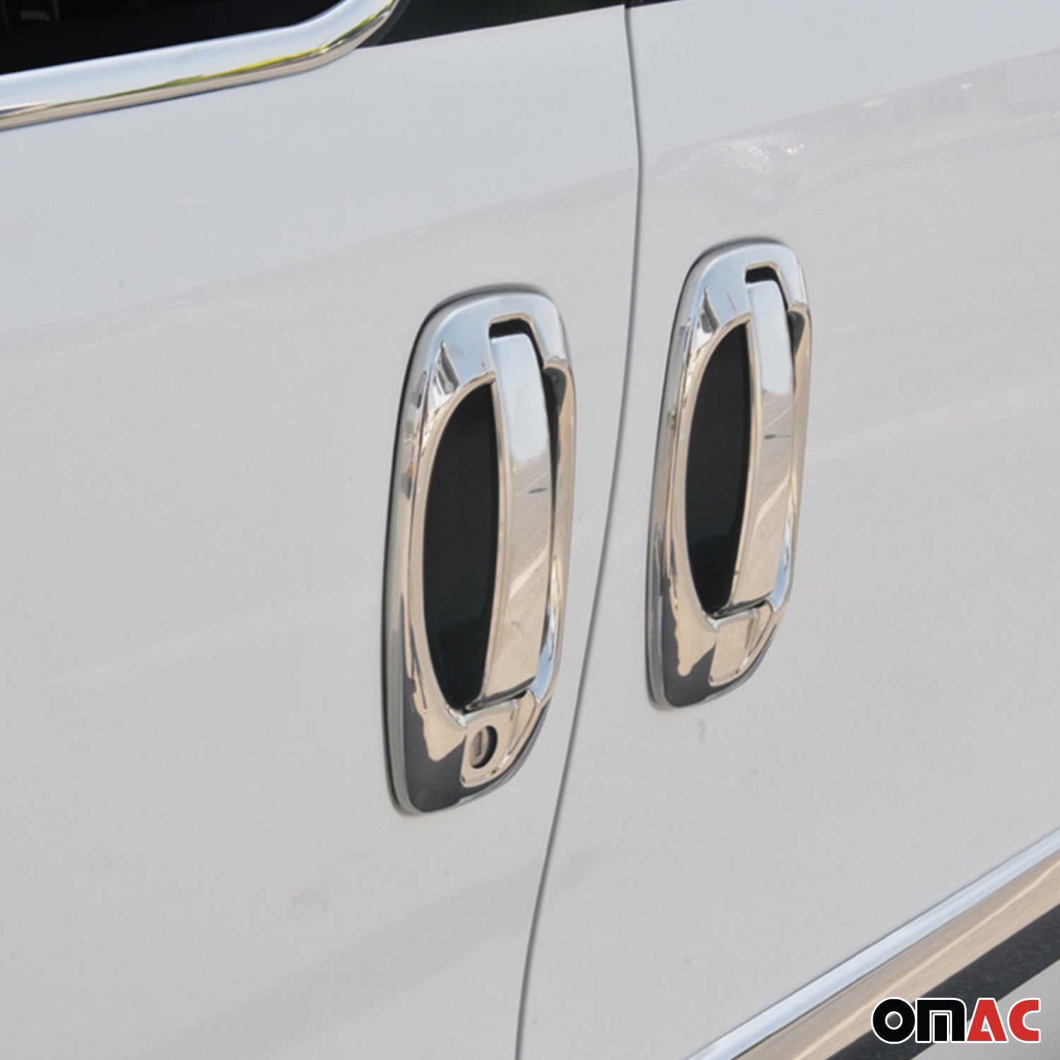 2015-2022 RAM ProMaster City Car Door Handle Cover Protector Stainless Steel 8 Pcs
