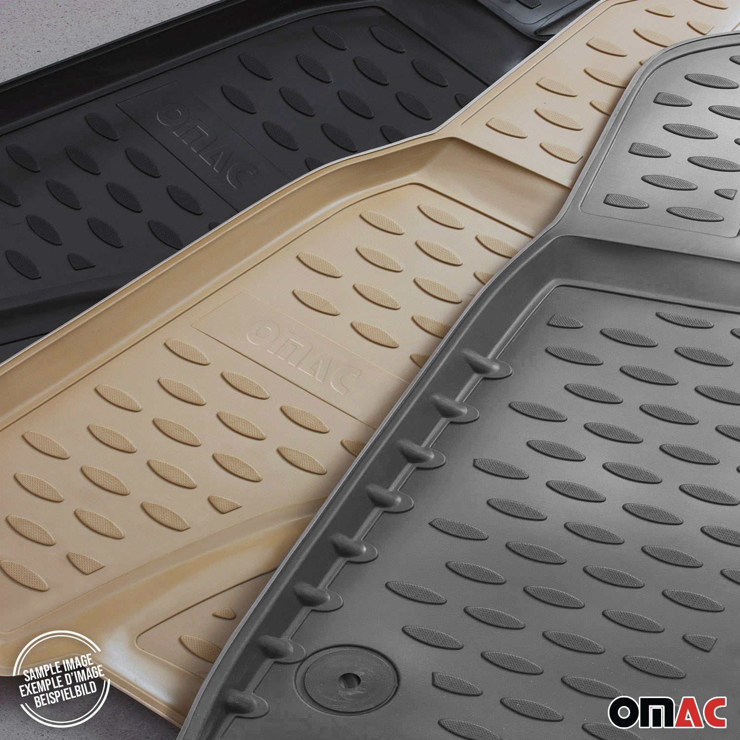 2019-2024 Audi A6 S6 RS6 Sedan Avant Allroad Floor Mats Liners Full Set All Weather Beige