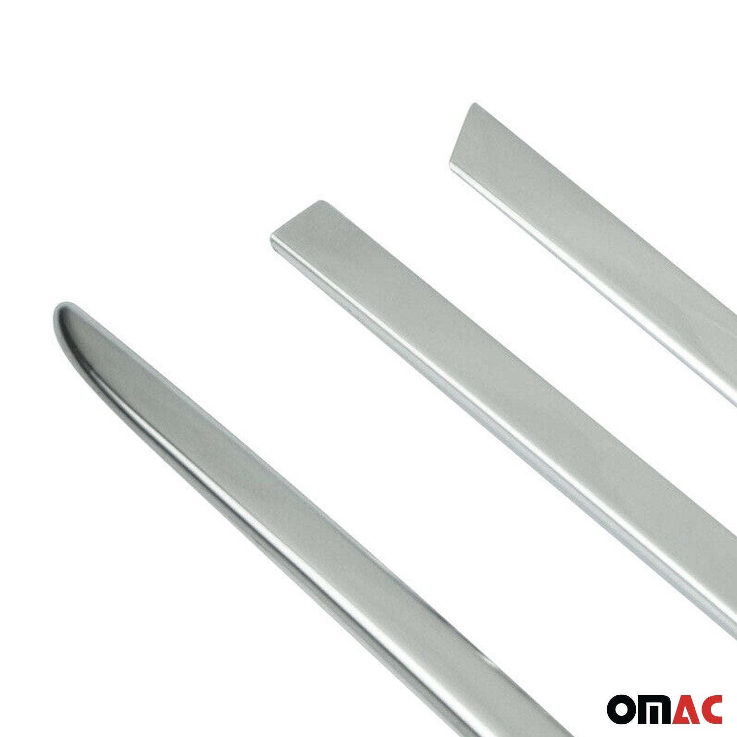 2003-2006 Dodge Sprinter Front Bumper Grill Trim Molding Stainless Steel Silver 5 Pcs