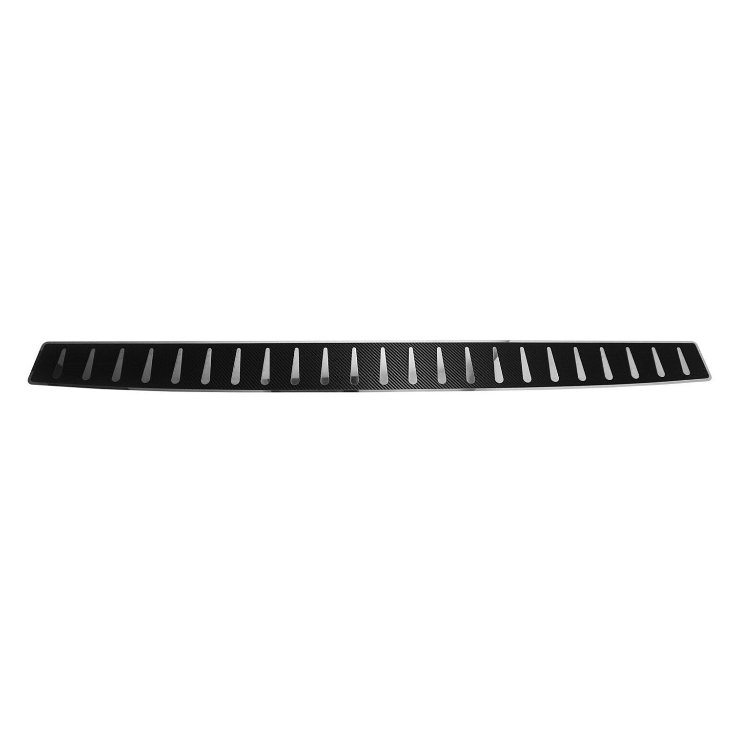 2016-2024 Mercedes Metris Rear Bumper Guard Carbon Foiled & Stainless Steel Silver