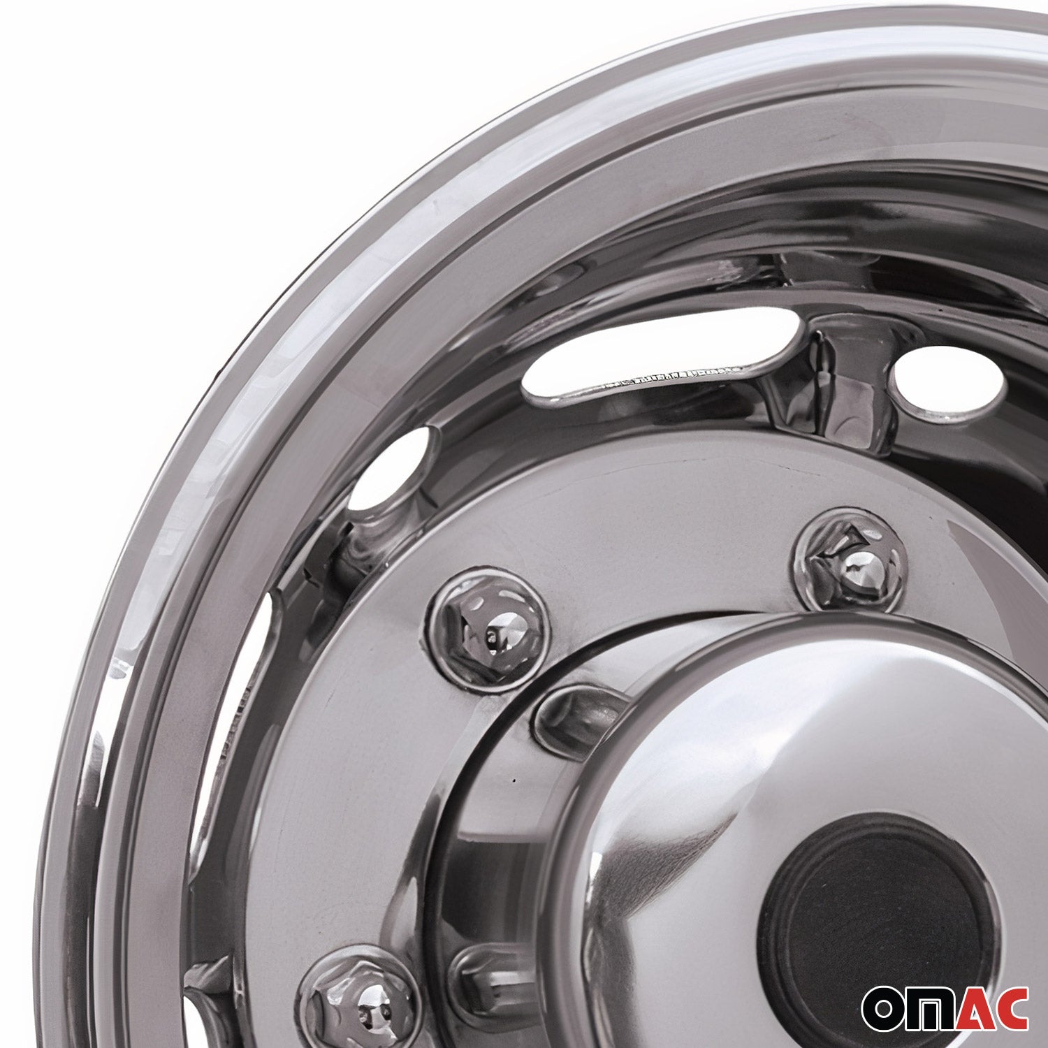 2015-2026 Ford Transit 16" Dual Wheel Simulator Hubcaps Chrome Rear 2Pcs