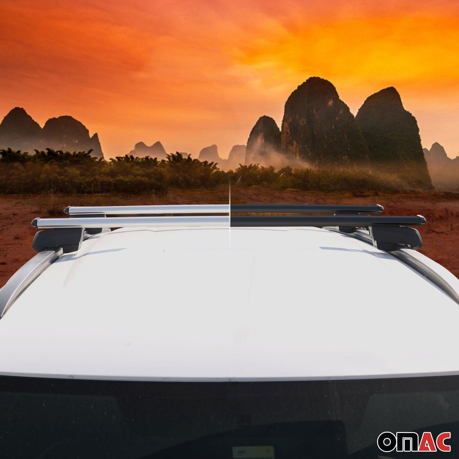 2025-2026 Subaru Forester VI Roof Rack Cross Bars Luggage Carrier Alu Silver 2 Pcs