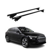 Roof Rack Cross Bars Luggage Carrier for Audi Q8 e-tron 2019-2026 Black 2 Pcs