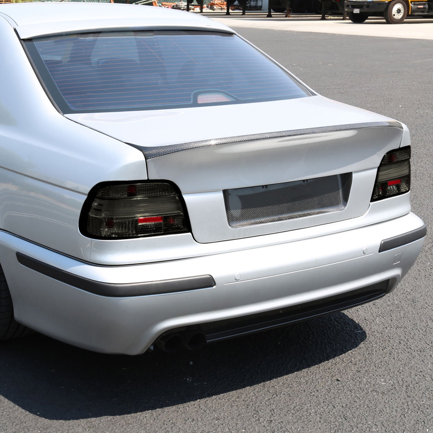 2001-2003 BMW E39 5 Series Sedan LED Tail Lights Chrome Housing/Smoke Lens