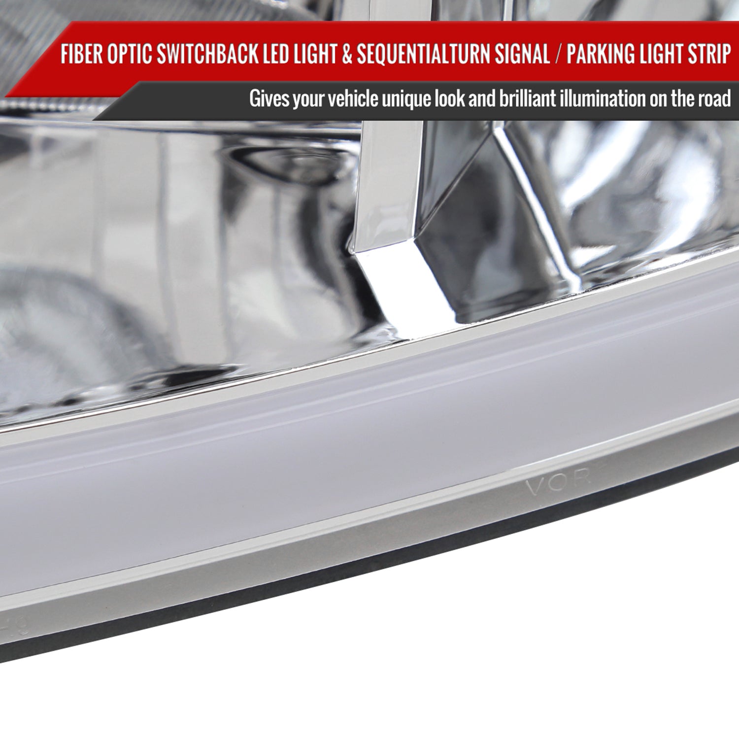 2006-2013 Chevy Impala/Impala Limited/Monte Carlo LED Headlights Chrome
