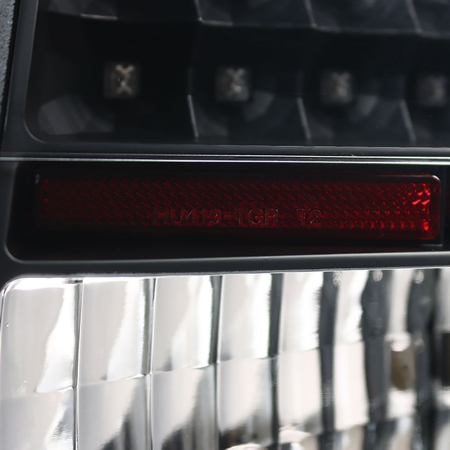 2005-2008 Dodge Charger LED Tail Lights Matte Black Housing/Clear Lens