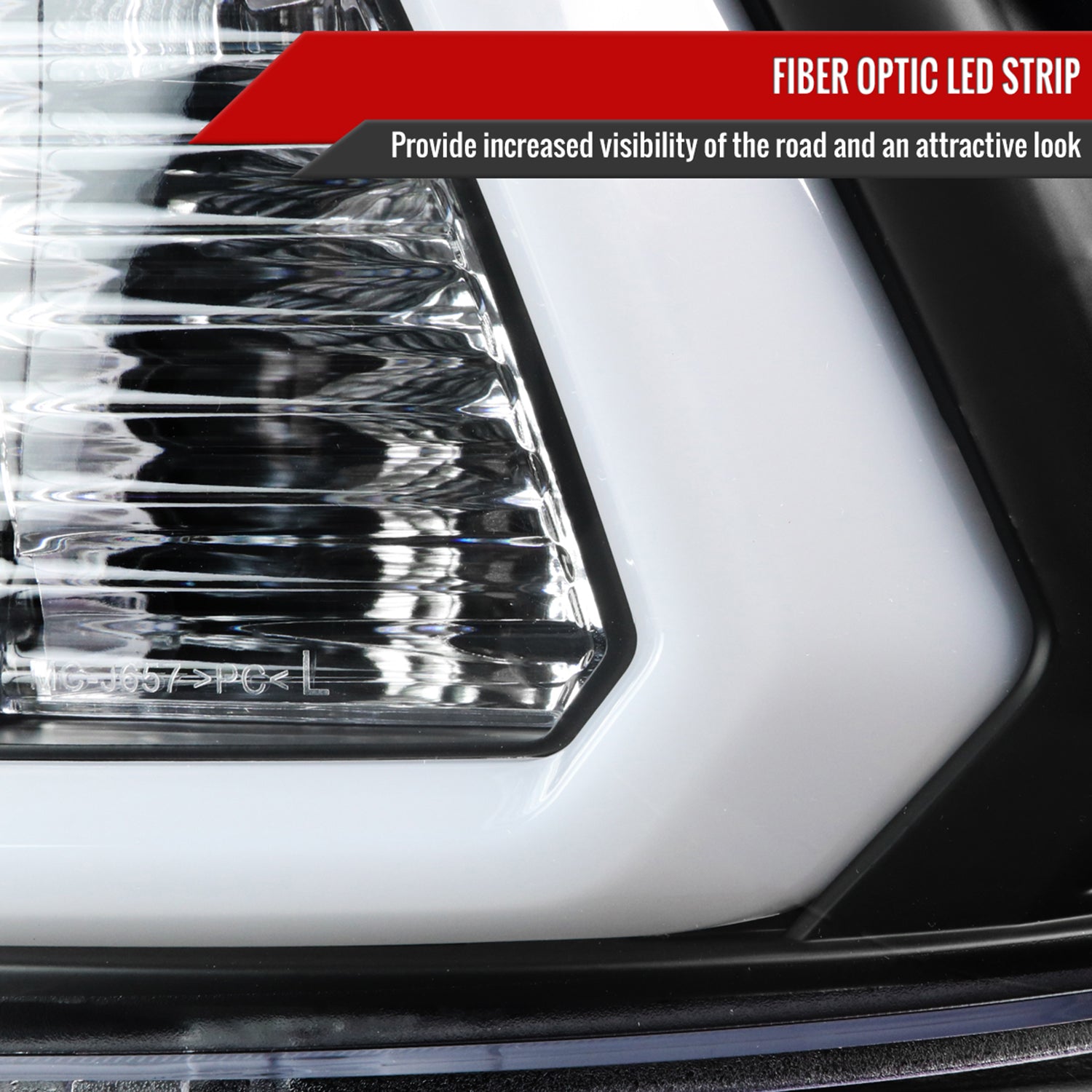 2009-2018 Dodge RAM 1500 / RAM 2500 3500 LED C-Bar Headlights Black