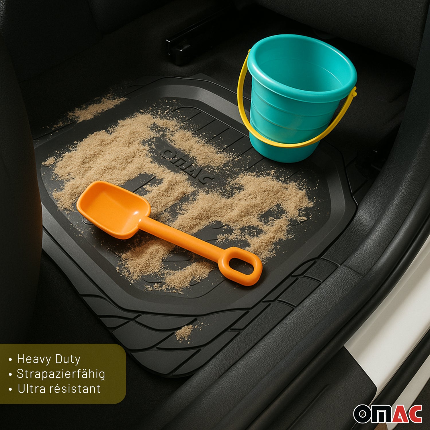 Land Rover Semi-Custom fit Floor Mats Liner All Weather 3D Black Waterproof 4Pcs