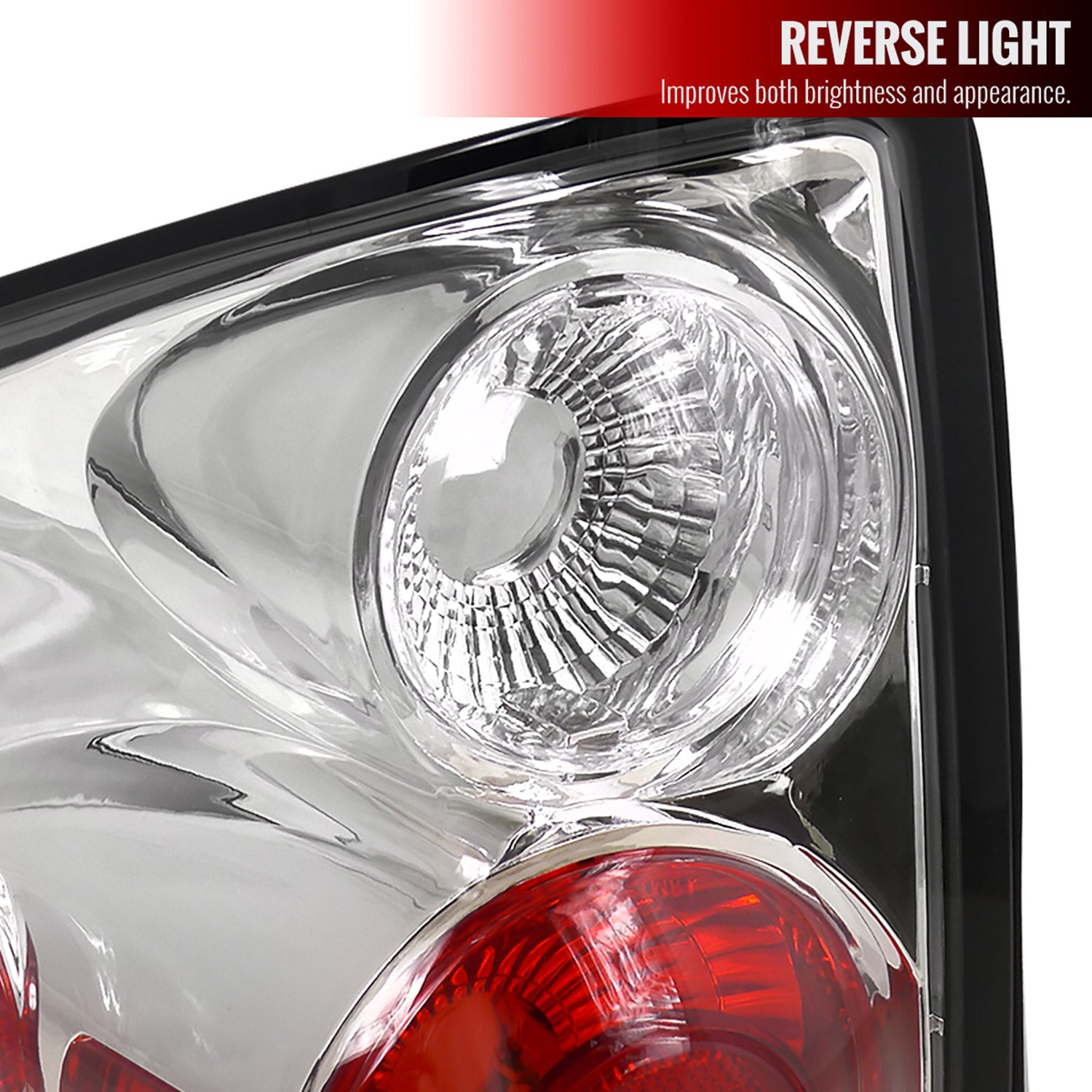 1994-2004 Chevy S10/ GMC Sonoma/ Isuzu Hombre Tail Lights Chrome/Clear Lens