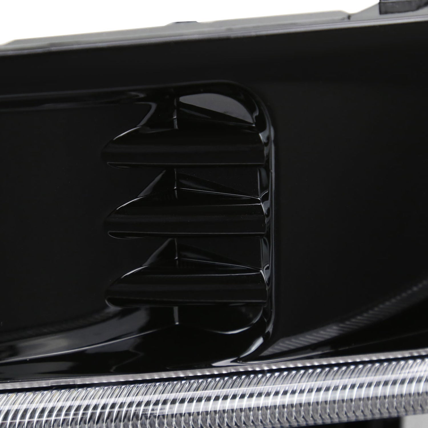 2015-2017 Subaru Impreza WRX STI LED Signal Fog Light Bezels Glossy Black