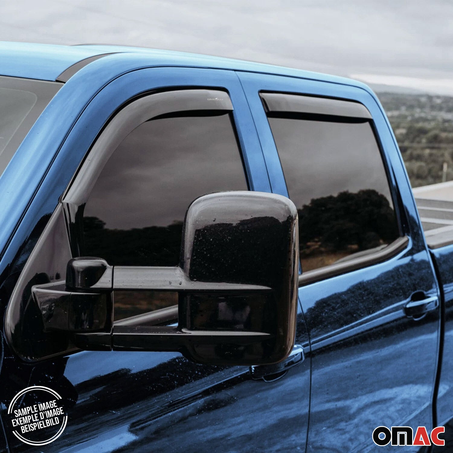 Goodyear Wind Deflectors for Toyota Sienna 2021-2025 In-channel Premium Smoke 4x