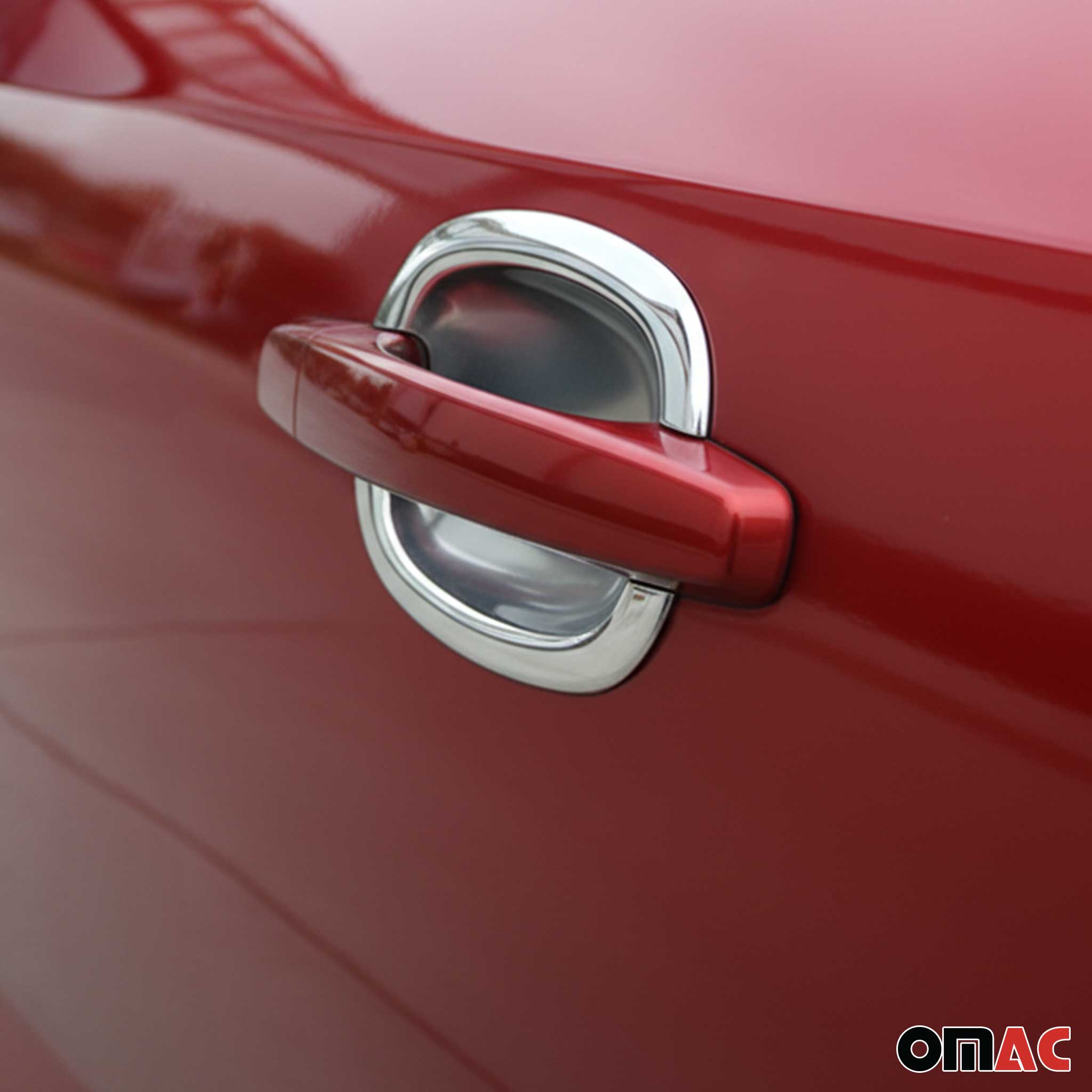 2007-2015 Chevrolet Aveo Camaro Cruze Malibu Sonic Car Door Handle Bowl Cover Protector Silver Chrome