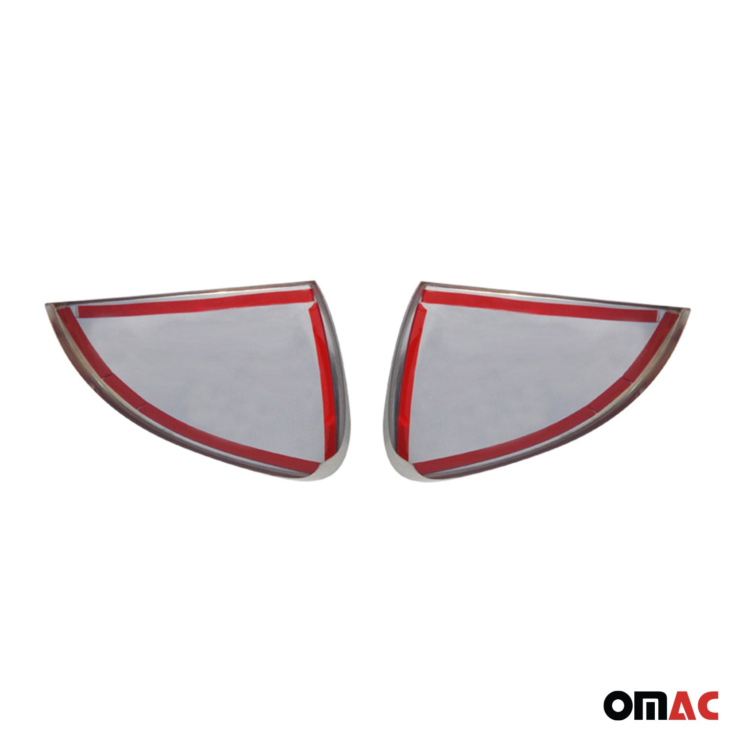 2015-2021 VW Golf Mk7 Side Mirror Cover Caps Stainless Steel Silver 2 Pcs