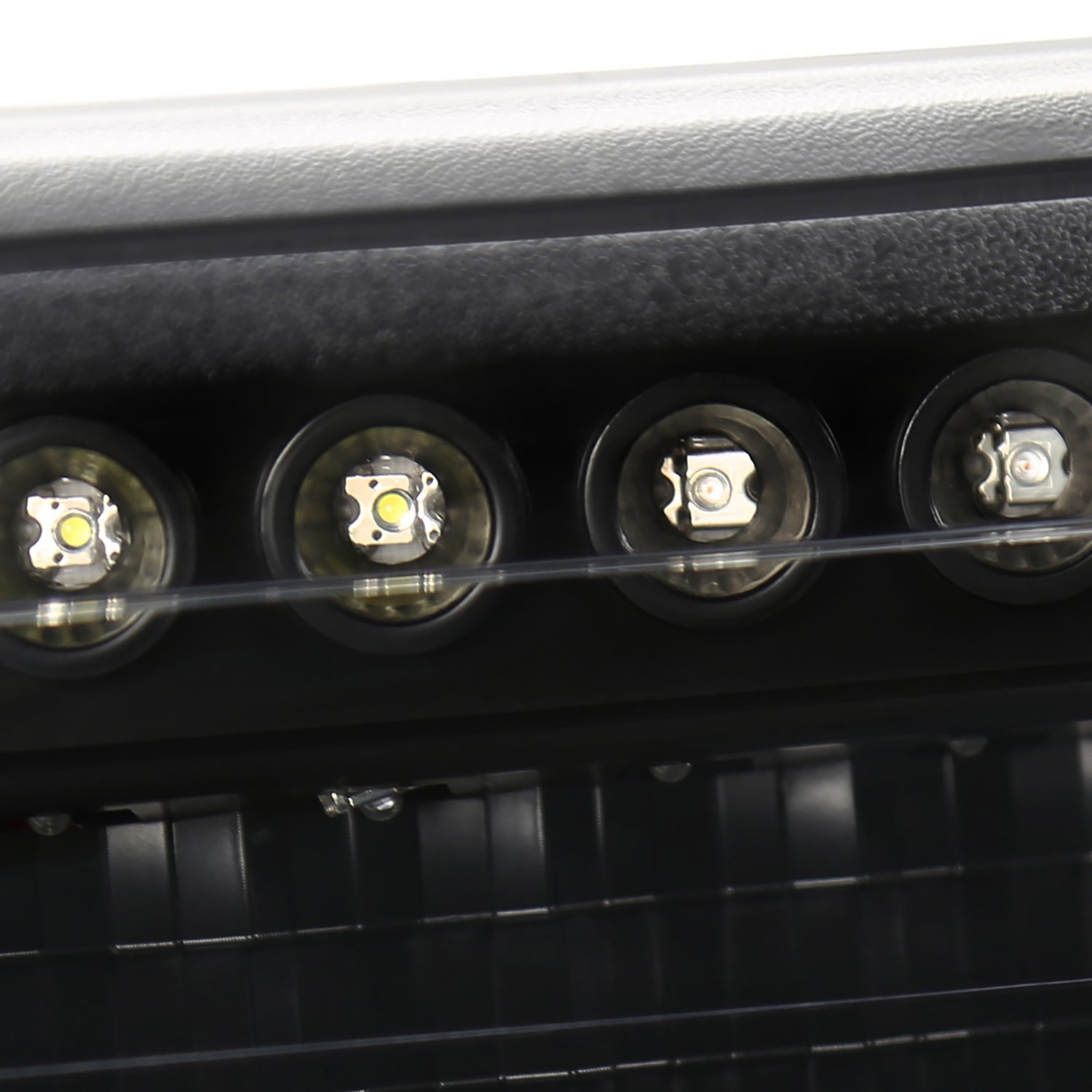 1999-2002 Chevy Silverado/Suburban/Tahoe Headlights LED Corner Signal Black