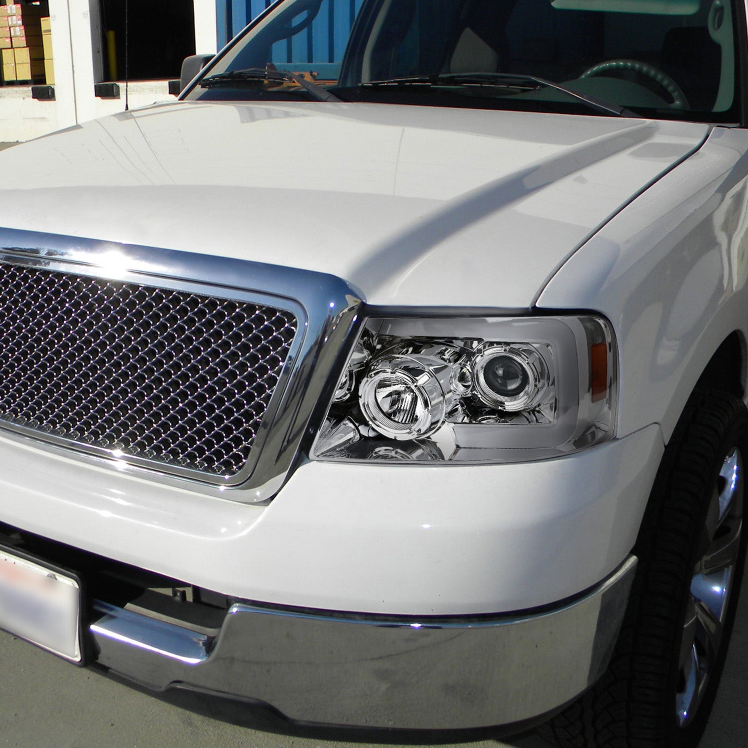 2004-2008 Ford F-150/ 06-2008 Lincoln Mark LT LED Switchback Headlights Chrome