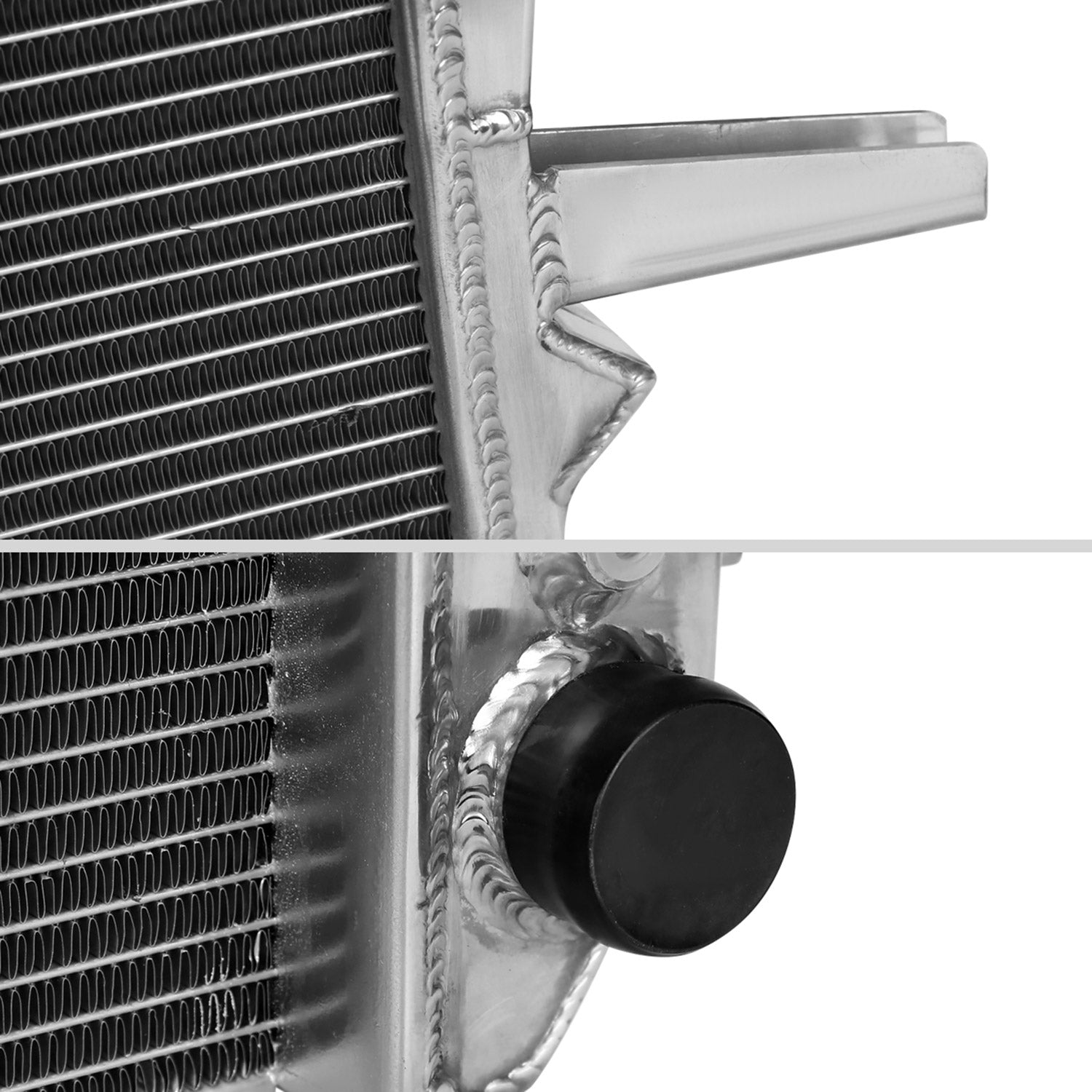 1985-1996 Ford F-150/250/ F350/ Bronco 4.9L L6 3Row Alu Performance Radiator