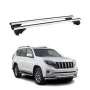 2008-2011 Toyota Land Cruiser Roof Rack Cross Bars Silver