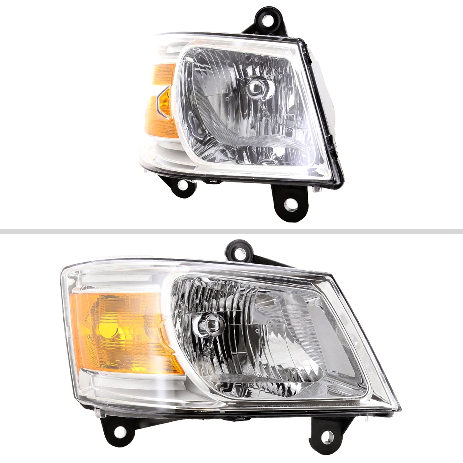 2008-2010 Dodge Grand Caravan Factory Crystal Headlight - Passenger Side