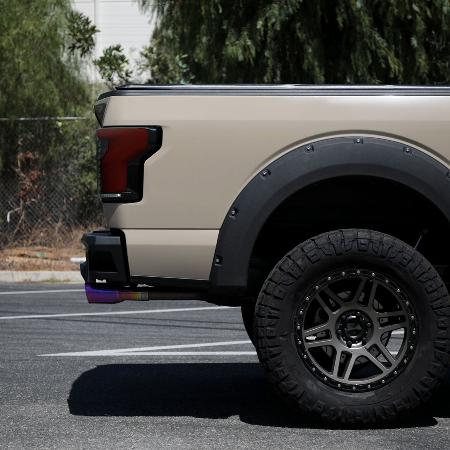 2018-2020 Ford F-150 Turn Signal Animated Red LED Bar Tail Lights Black/Smoke