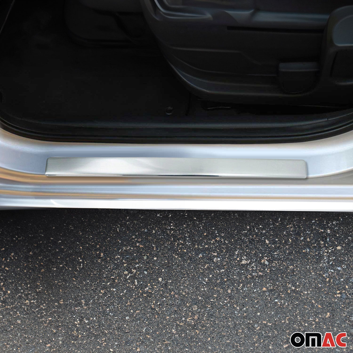 2004-2010 BMW X3 Door Sill Scuff Plate Scratch Protector Stainless Steel Chrome 4Pcs