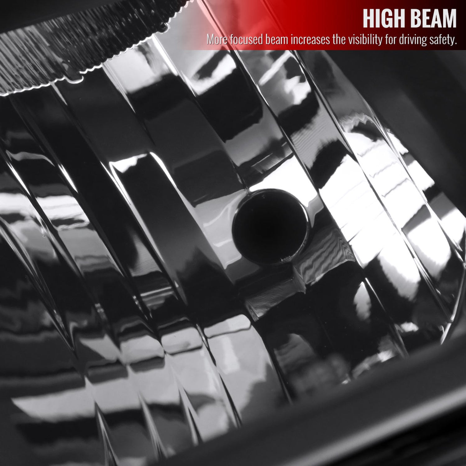 2019-2024 Dodge RAM 2500/3500/4500/5500 Factory Headlights Matt Black/Clear