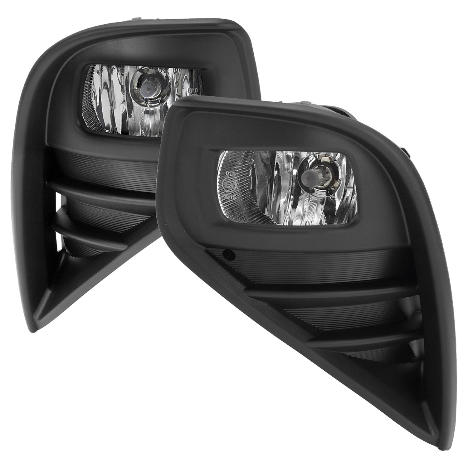 2020-2021 Toyota Highlander Fog Bumper Lights Chrome Housing/Clear Lens