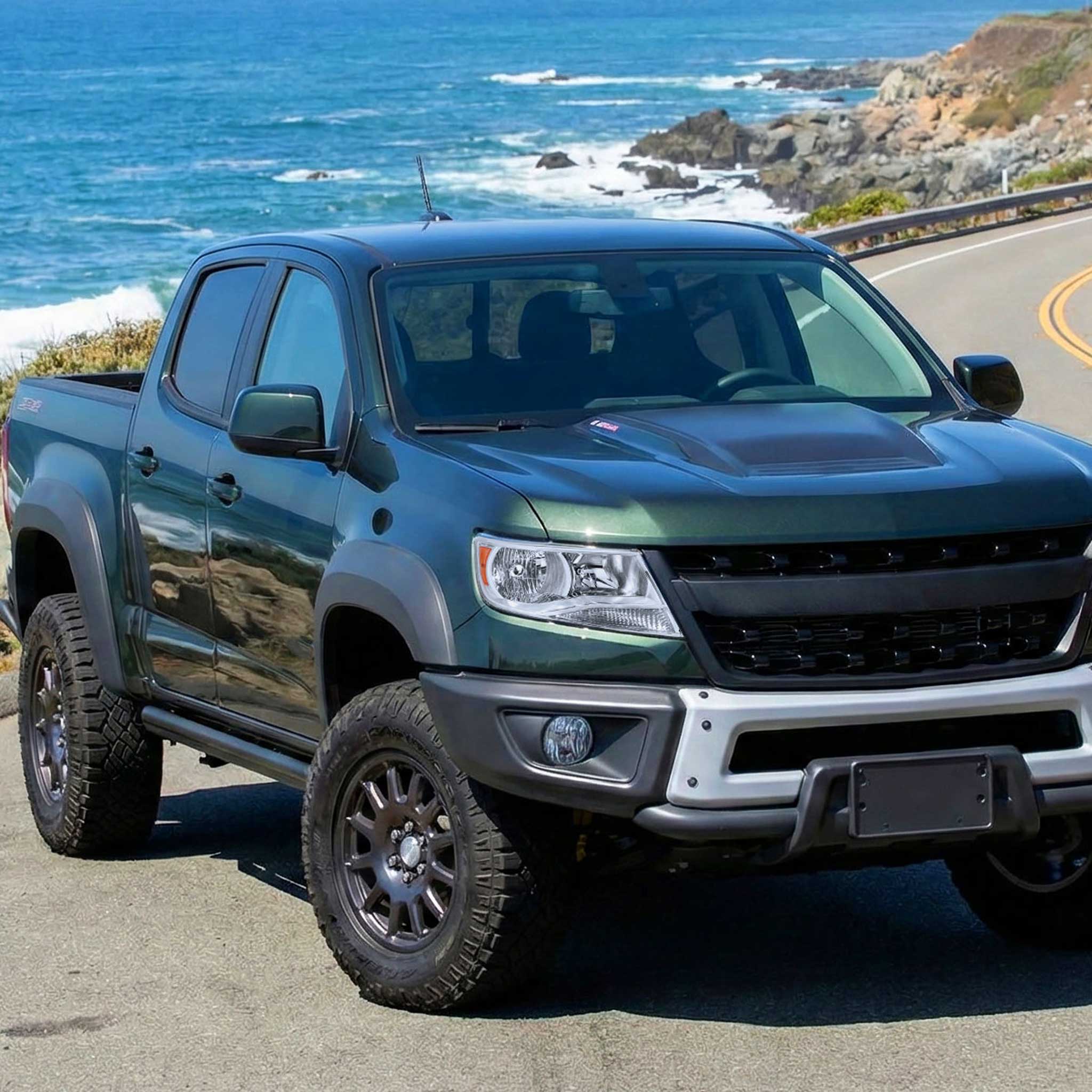 For Chevrolet Colorado 2015-2022 Factory Headlights Chrome Housing Clear Lens